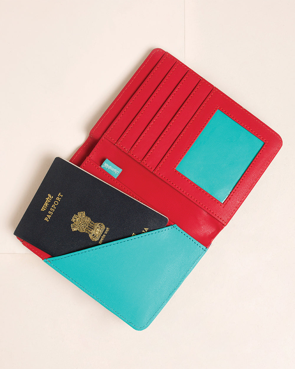 Travel Diaries Blue Passport Holder