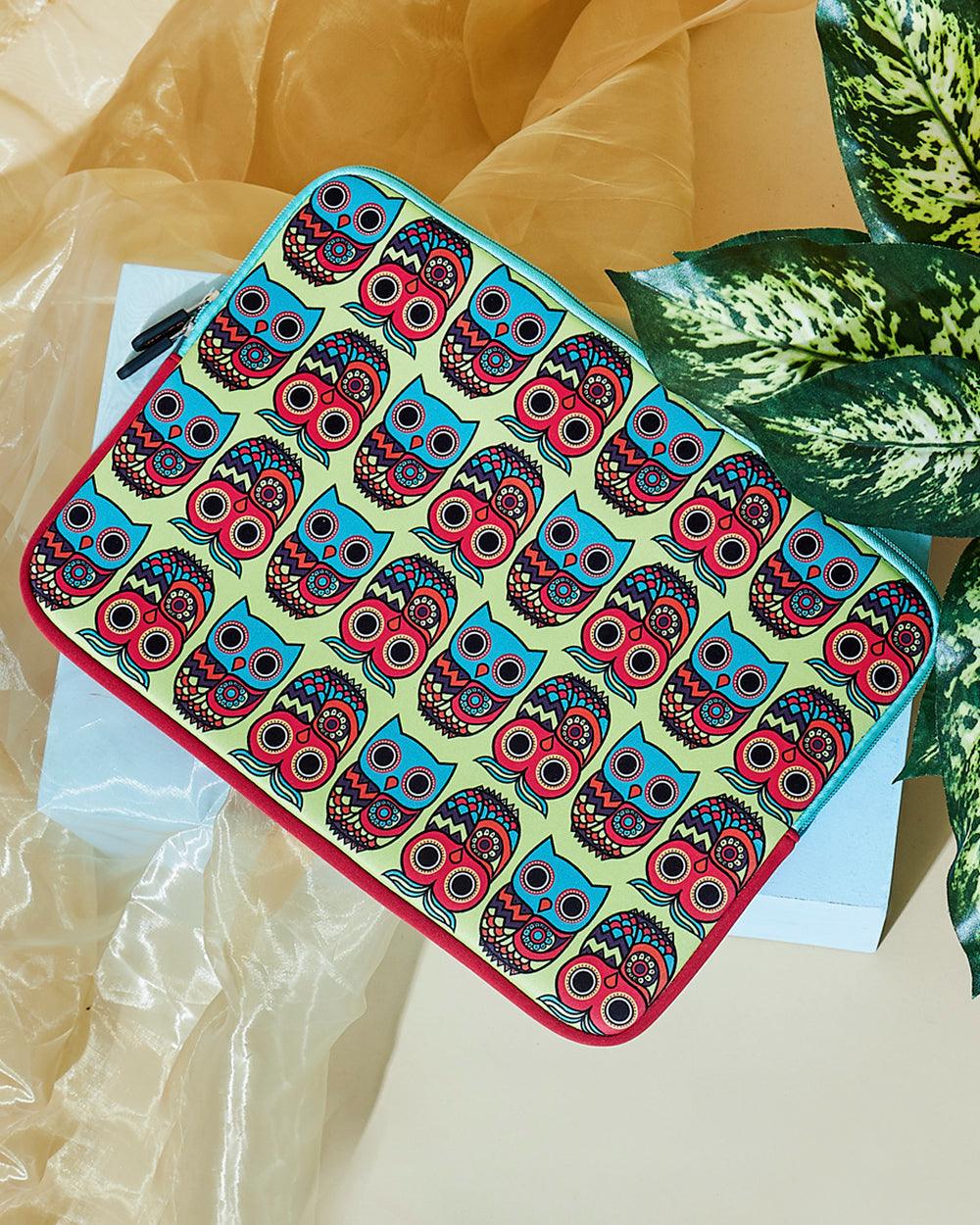Classic Chumbak Owls Laptop Sleeve - 13”