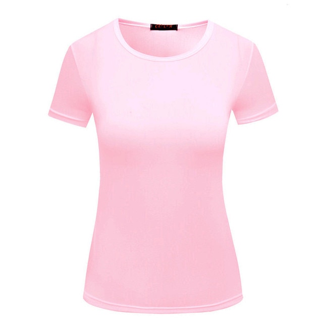 Fashion Short Sleeve Women Gray t-shirt tshirt