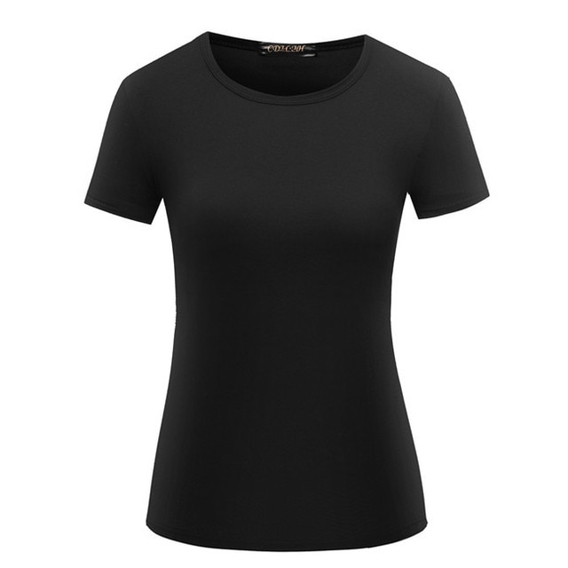 Fashion Short Sleeve Women Gray t-shirt tshirt