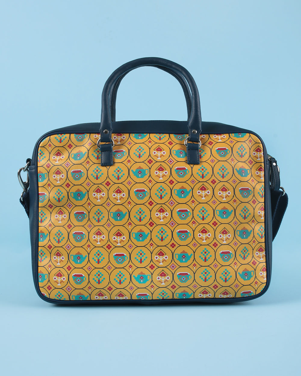 Elephant On Rickshaw Laptop Bag