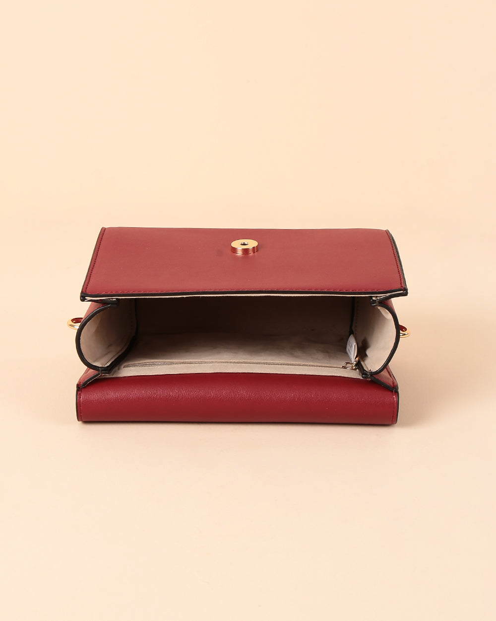 Tropical Vines Crossbody Bag ' Maroon