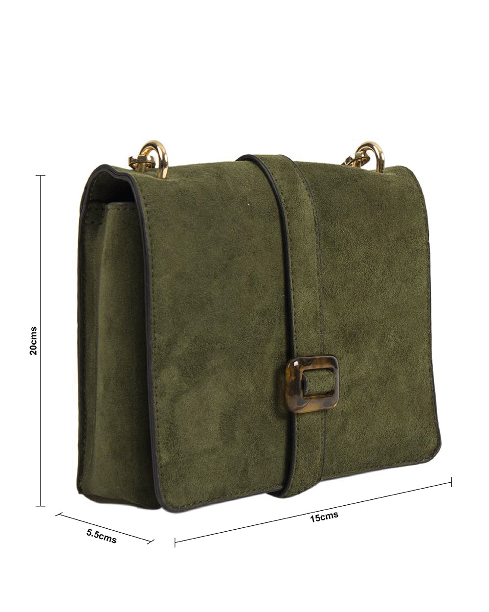 Snug Colour Block Olive Sling Bag