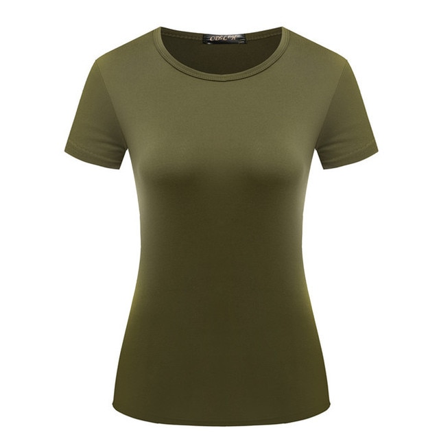 Fashion Short Sleeve Women Gray t-shirt tshirt