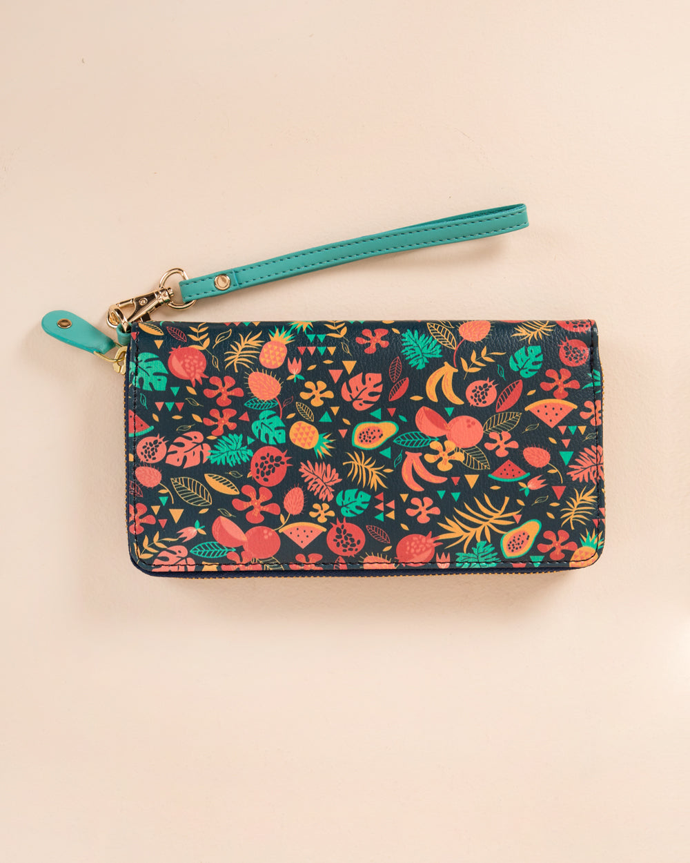 Good Vibes Embroidered Wallet ' Large
