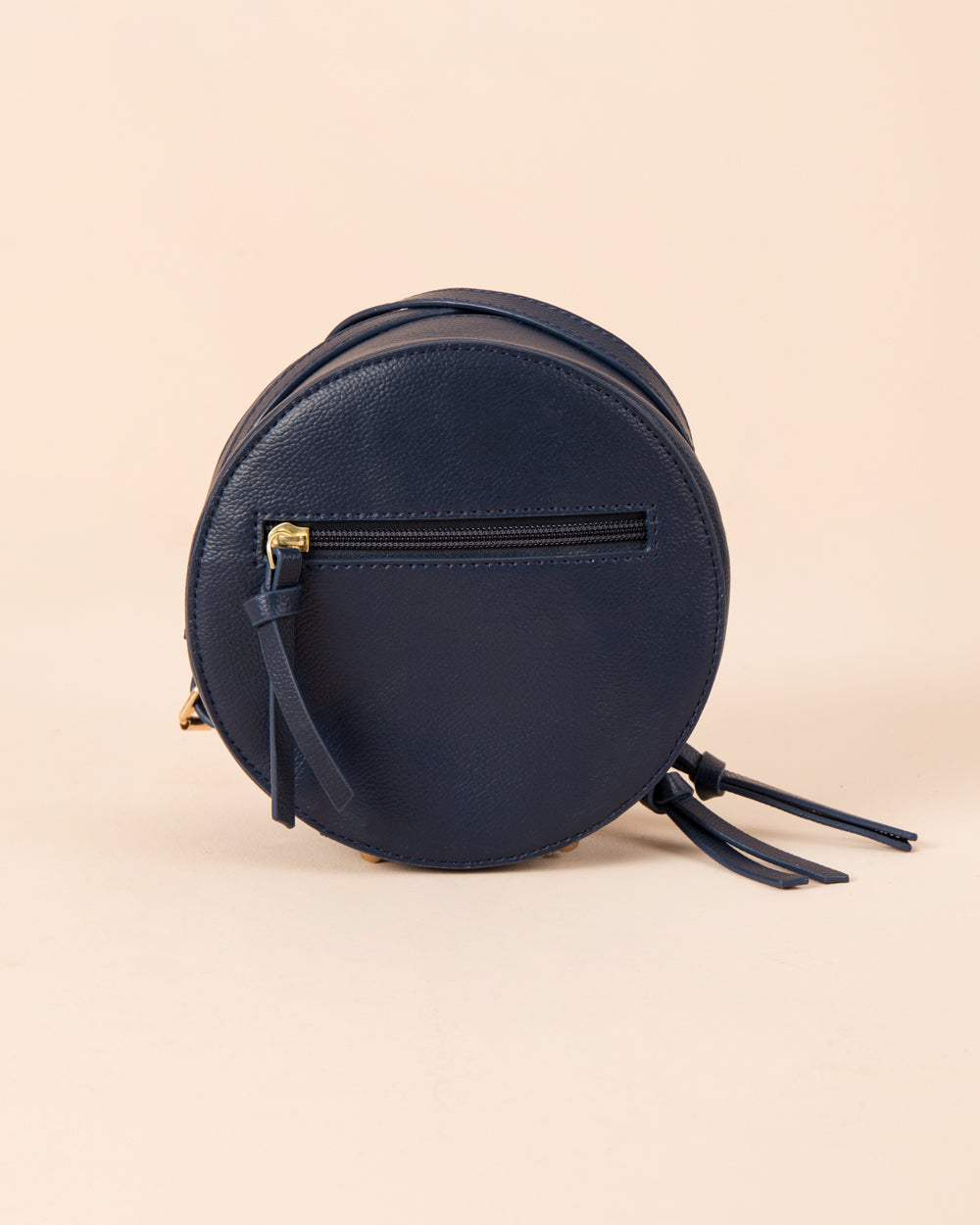 Your Own Thing Embroidered Sling Bag - Navy Blue