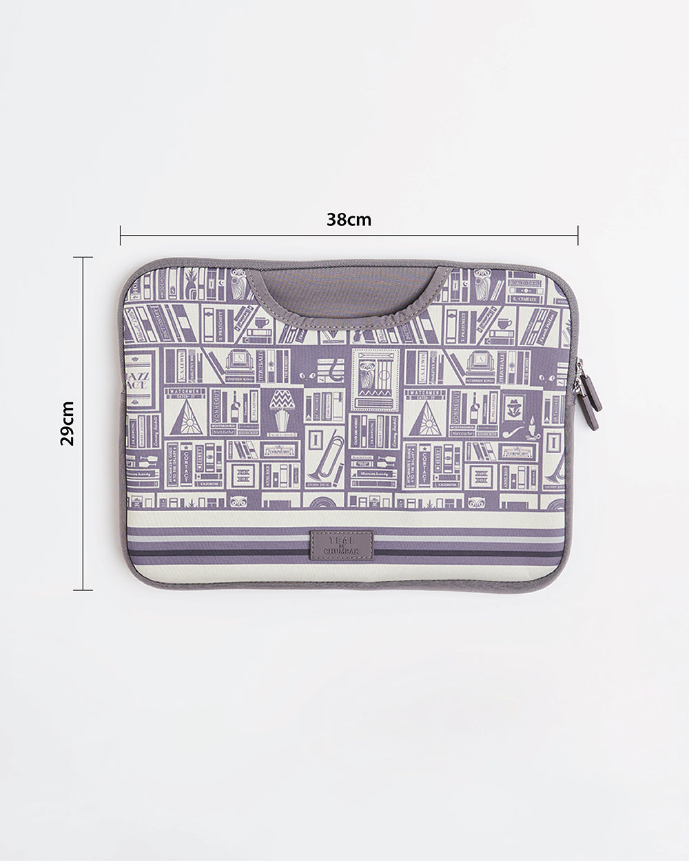 TEAL By Chumbak Welcome to Library Laptop Sleeve - 15inch