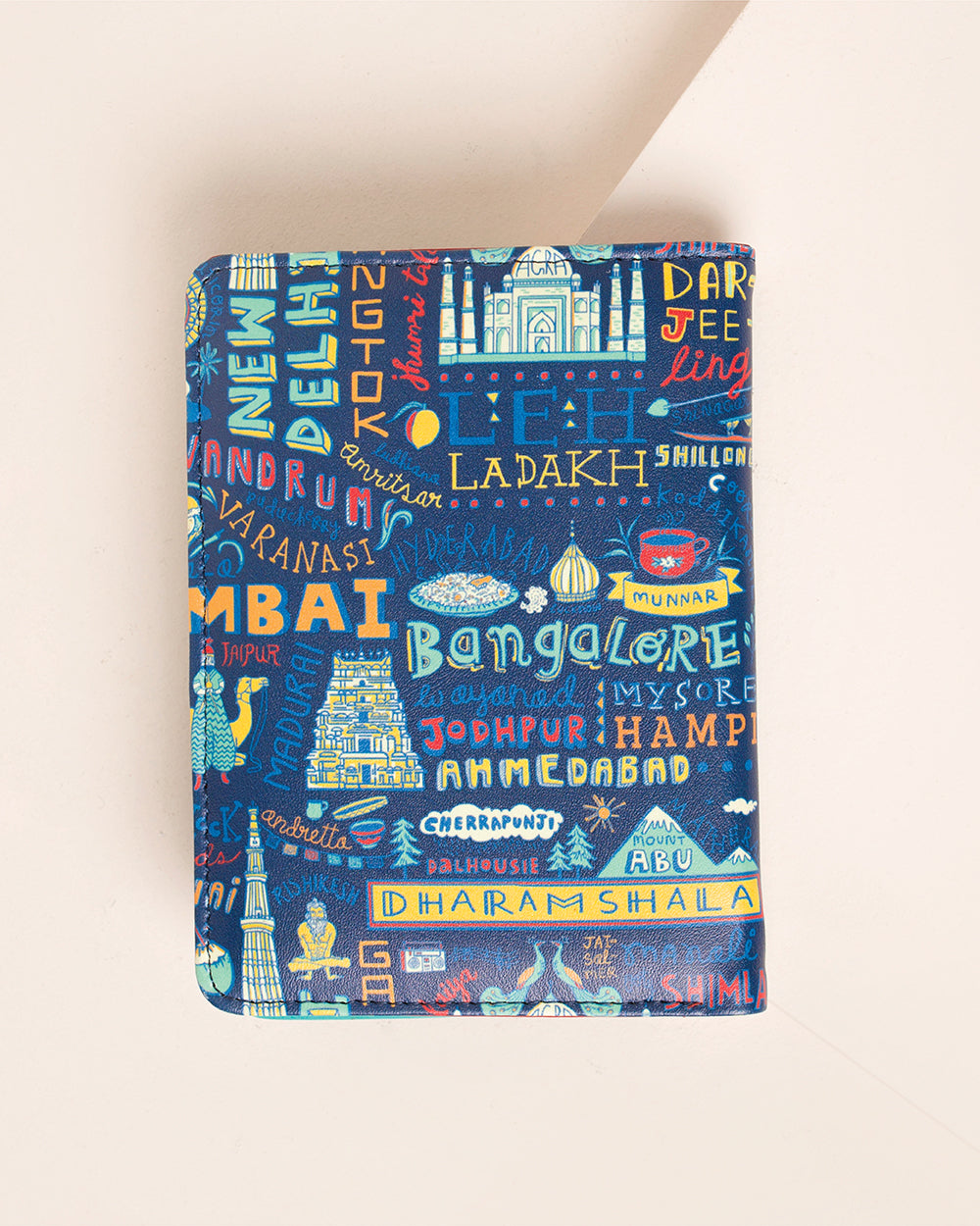 Travel Diaries Blue Passport Holder