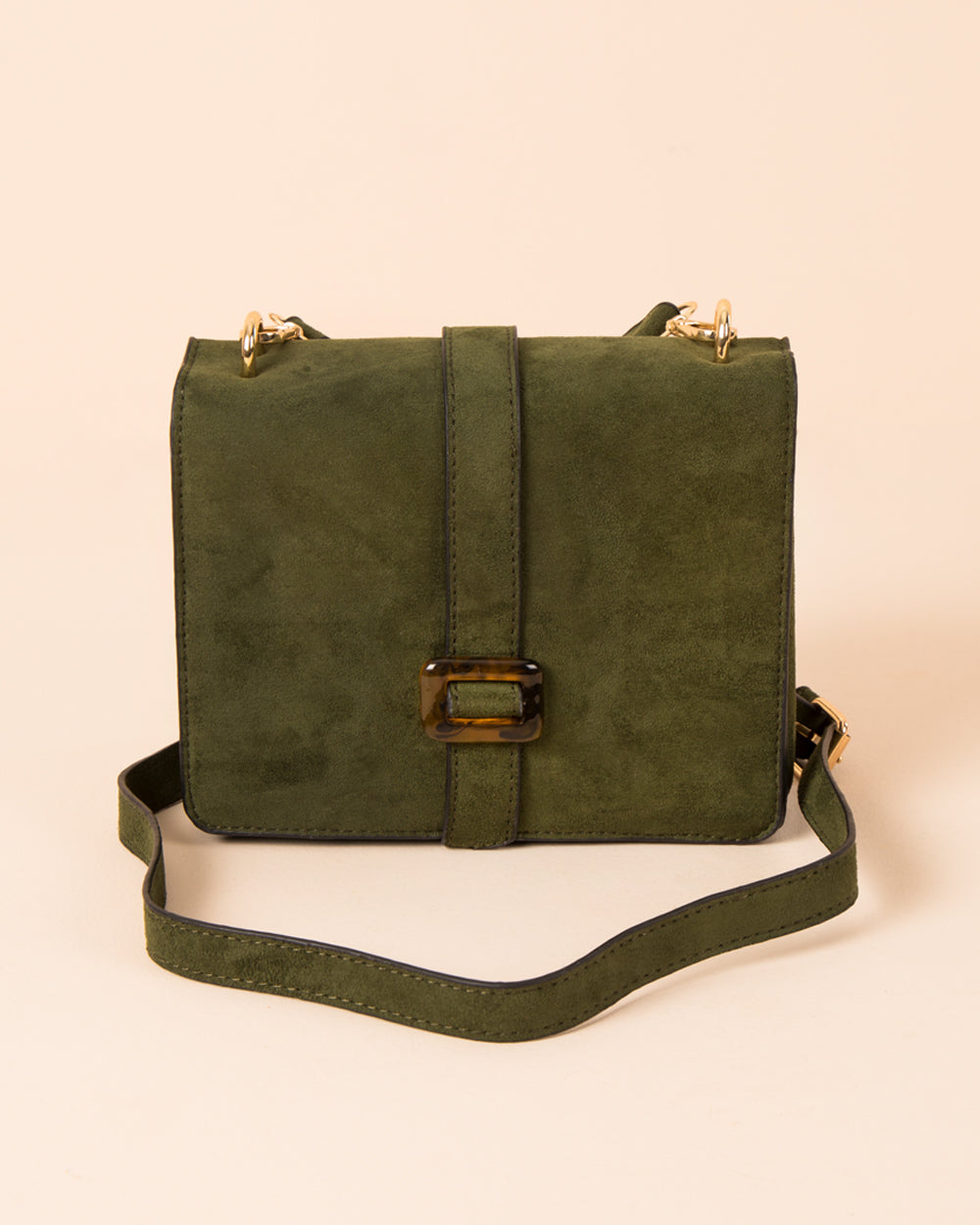 Snug Colour Block Olive Sling Bag