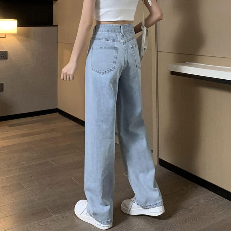 Women Jeans High Waist 2022 Spring Summer Fashion Streetwear