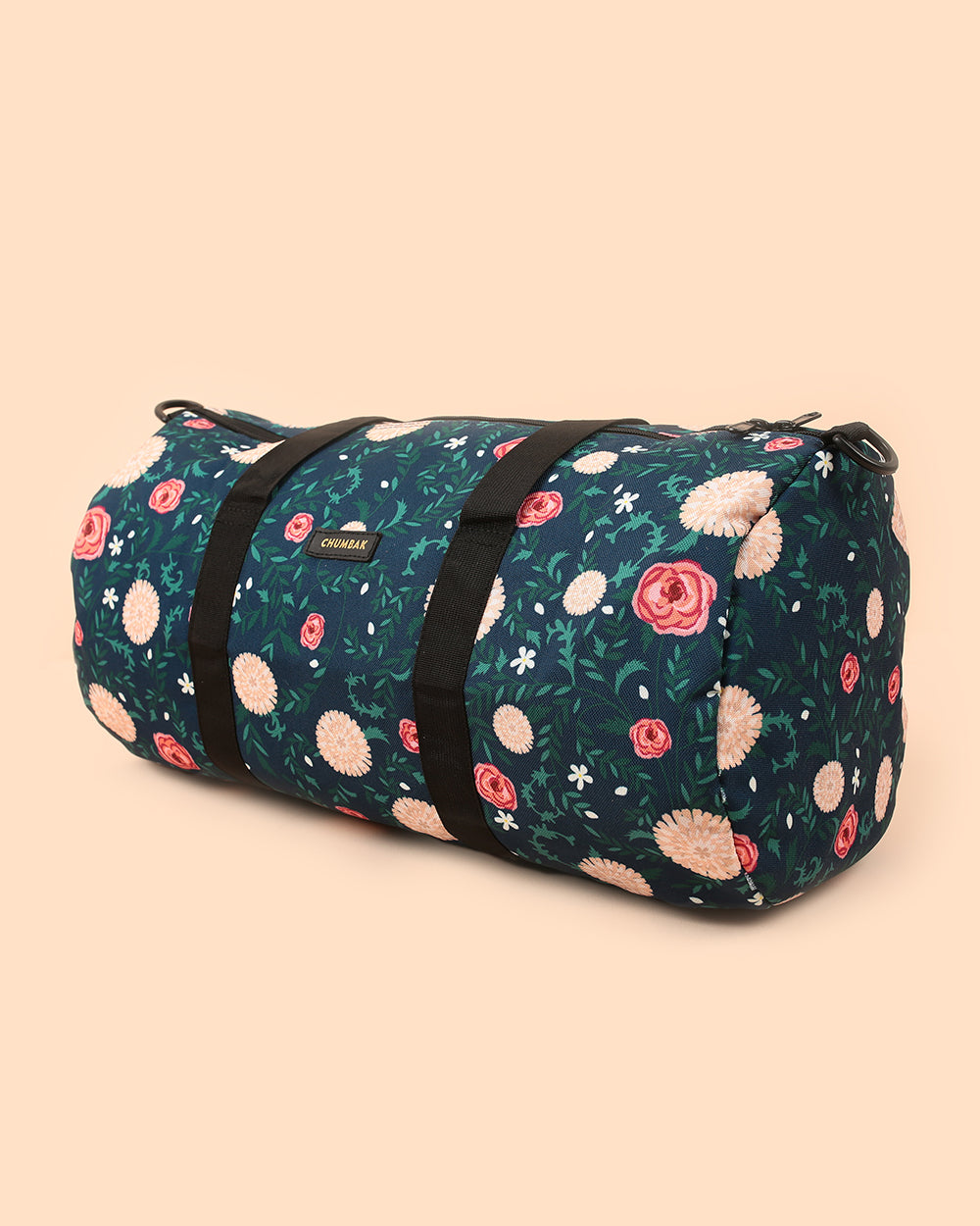 Flora Garden Navy Duffle Bag