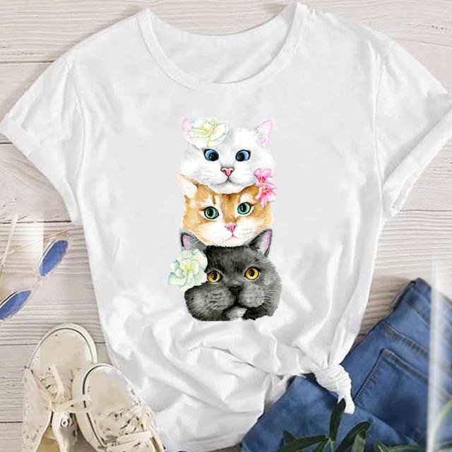 Women Lady Oversized T-shirt Tees Female