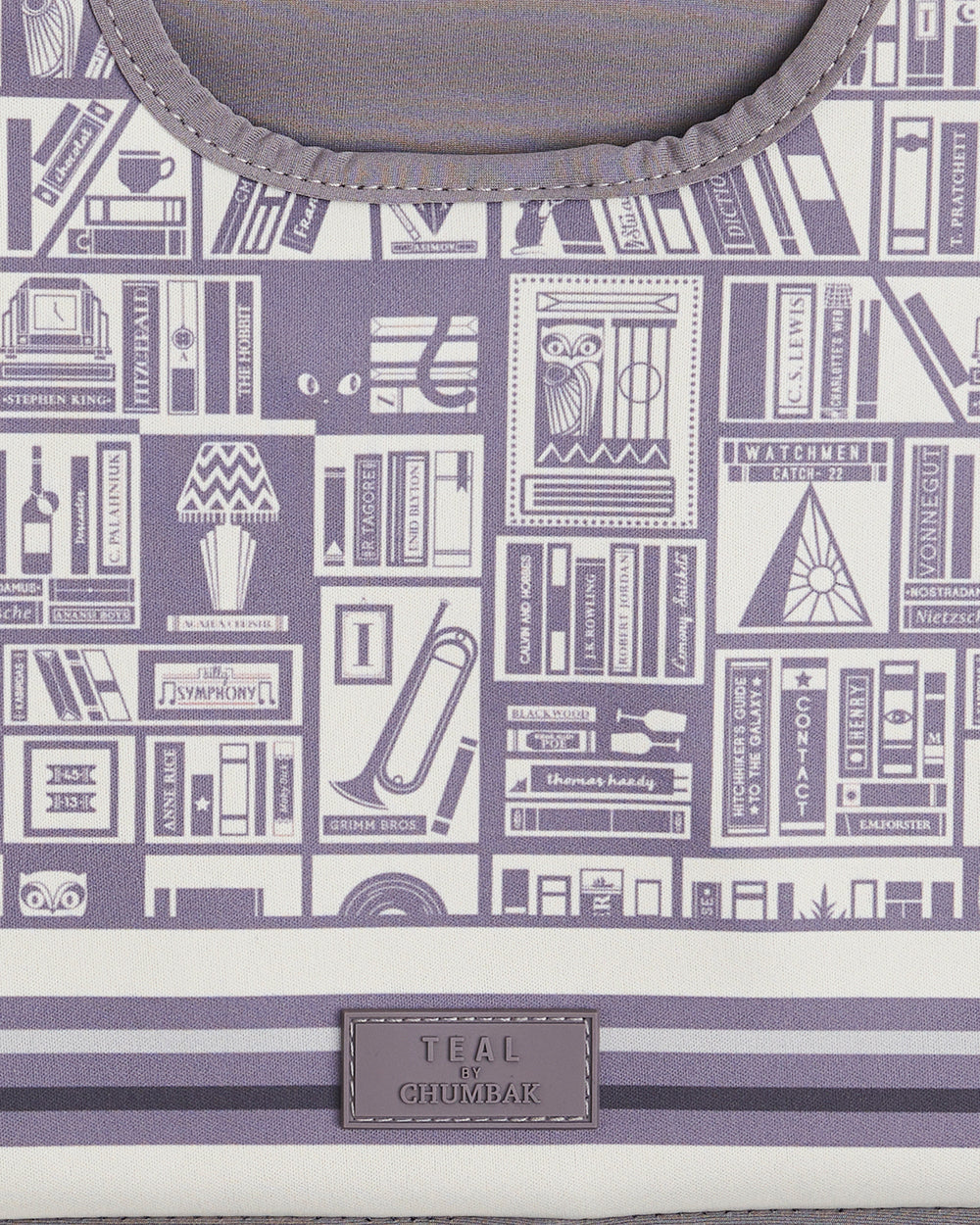 TEAL By Chumbak Welcome to Library Laptop Sleeve - 15inch