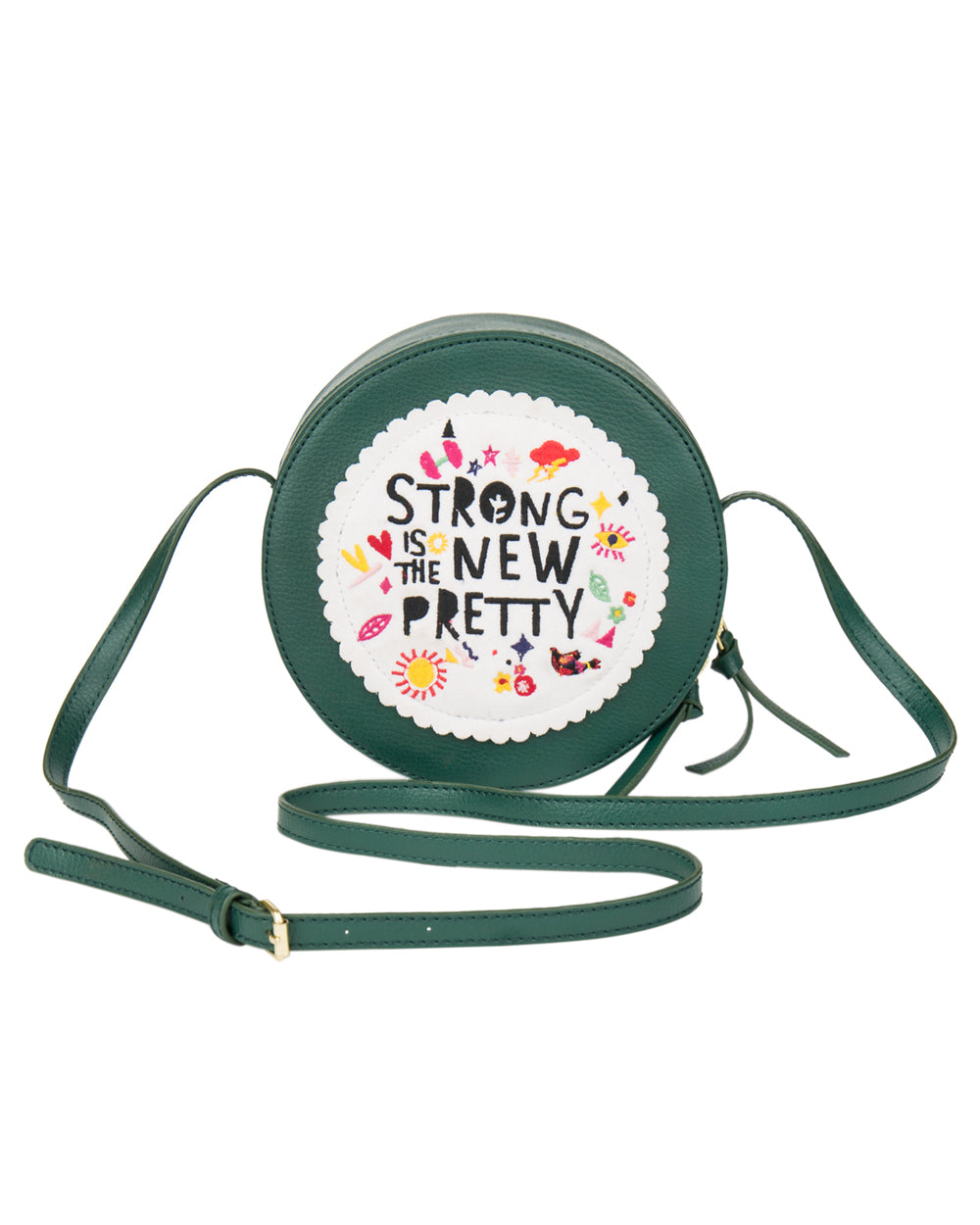 Strong Is The New Pretty Sling Bag - Green