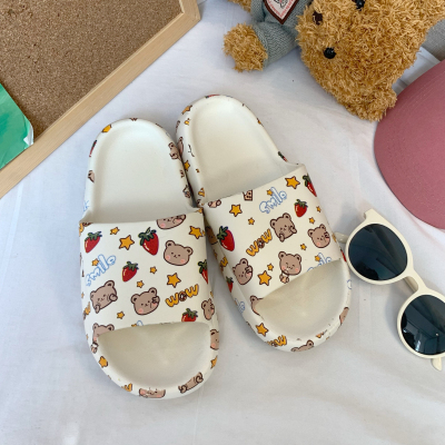 Summer casual thick bottom outerwear slippers Internet celebrity stepping on shit slippers