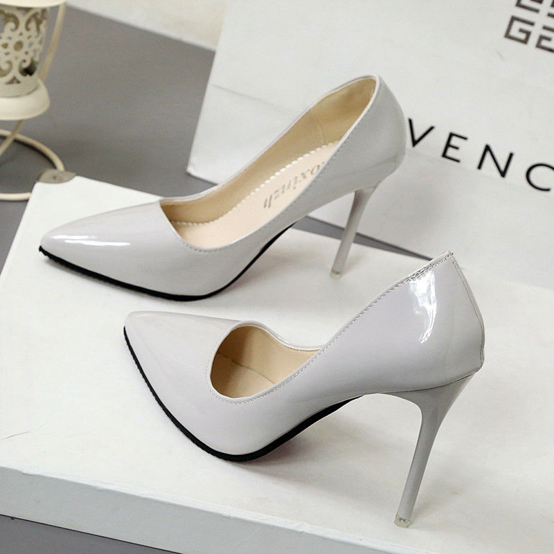 High heeled shoes women’s shoes children students 2020 new spring and autumn Korean version new pointed thin heel