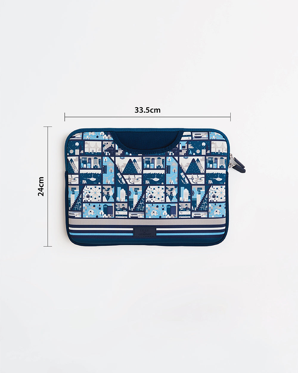 TEAL By Chumbak Amusement Park Laptop Sleeve - 13inch