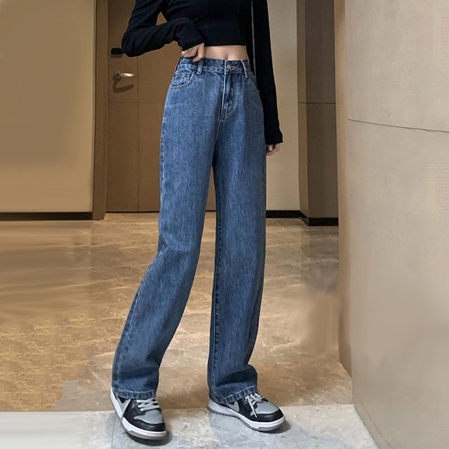 Women Jeans High Waist 2022 Spring Summer Fashion Streetwear