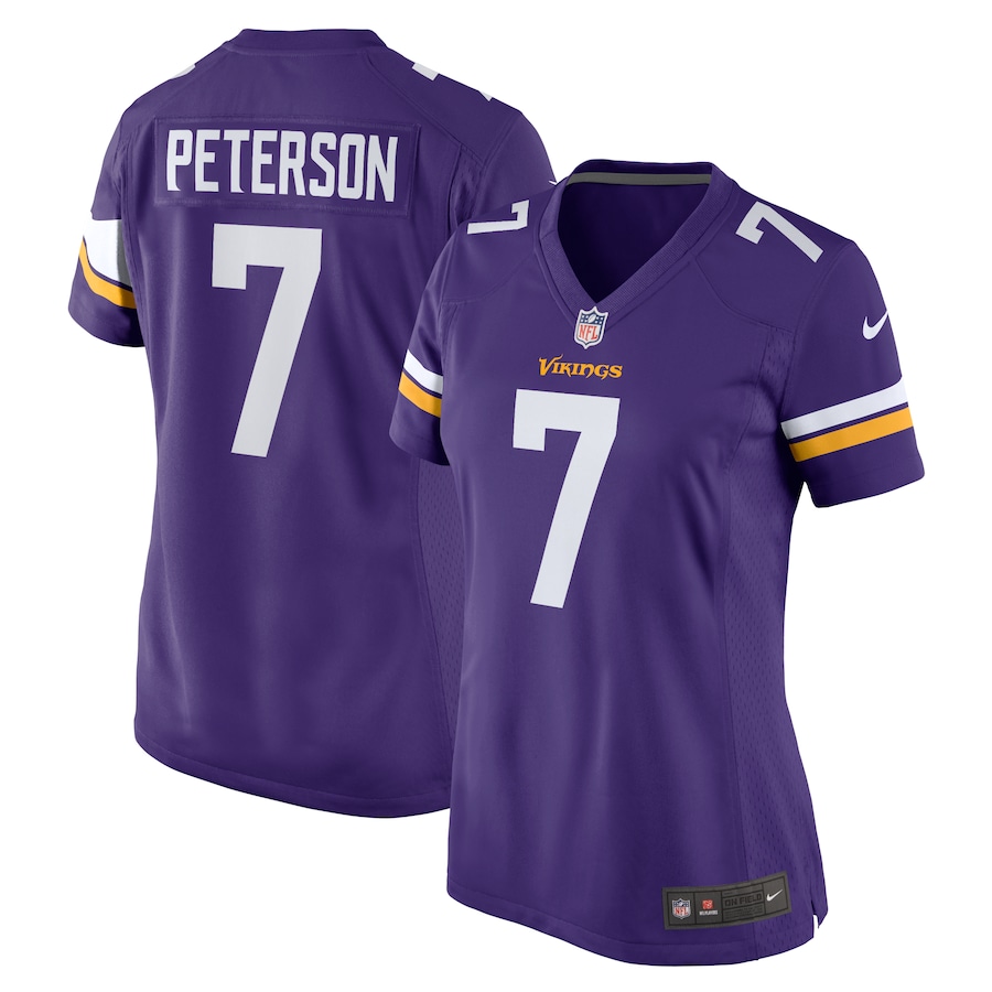 Women's Minnesota Vikings Patrick Peterson Nike Purple Player Game Jersey