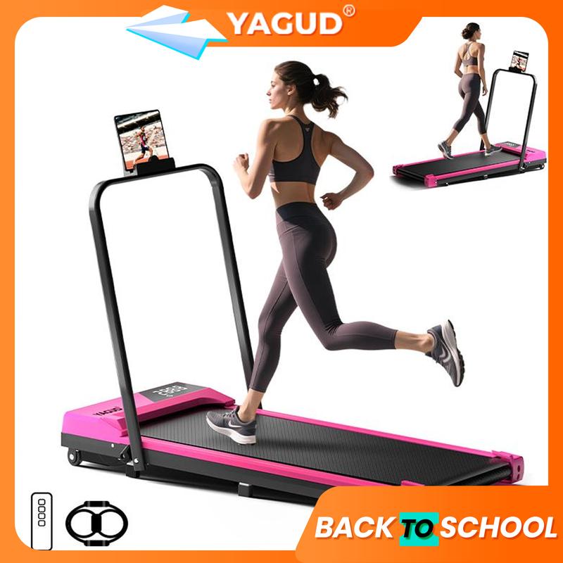 【New Arrival】TikTokShopBacktoSchool YAGUD Electric Folding Treadmill with Handrail