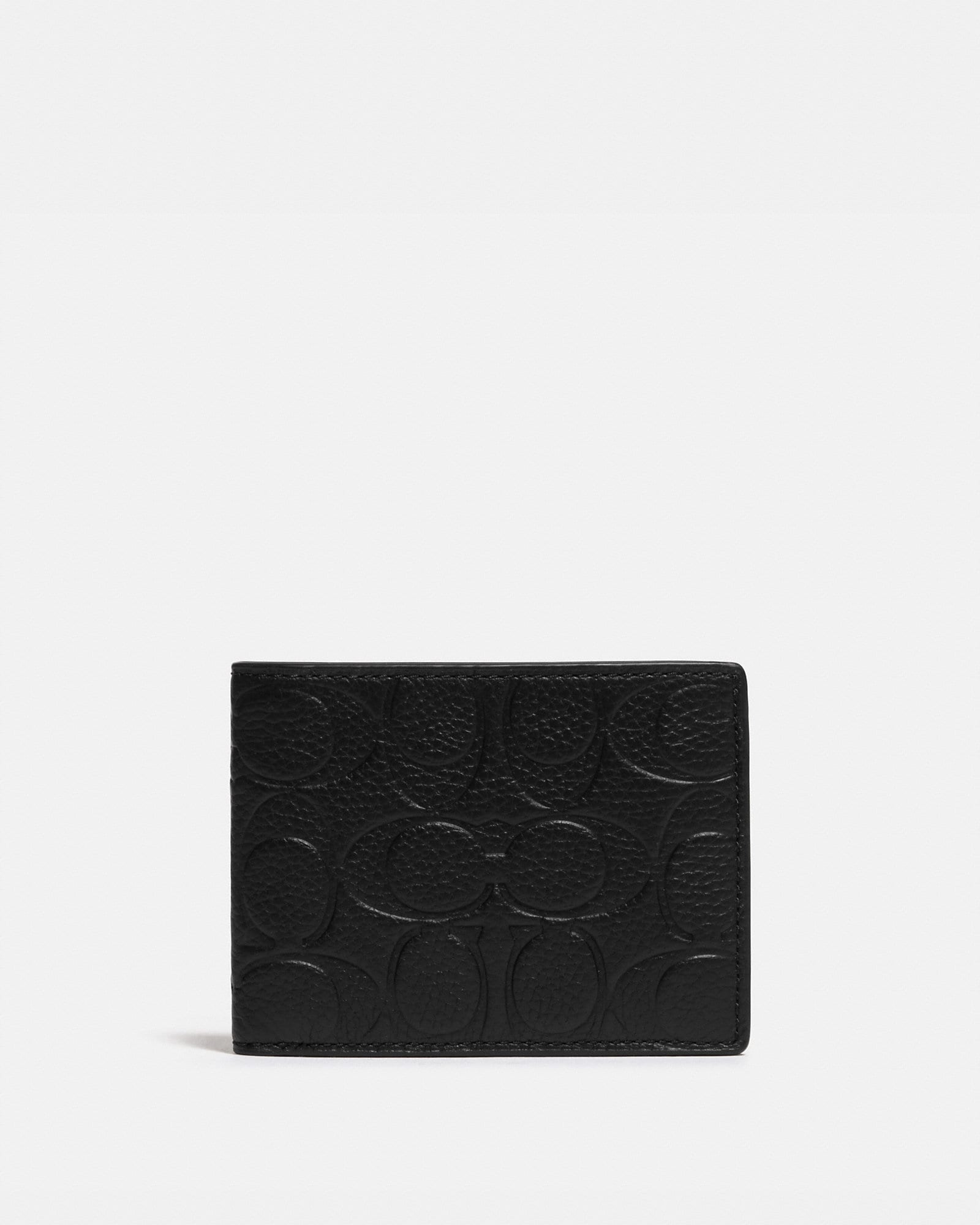 Slim Billfold Wallet In Signature Leather