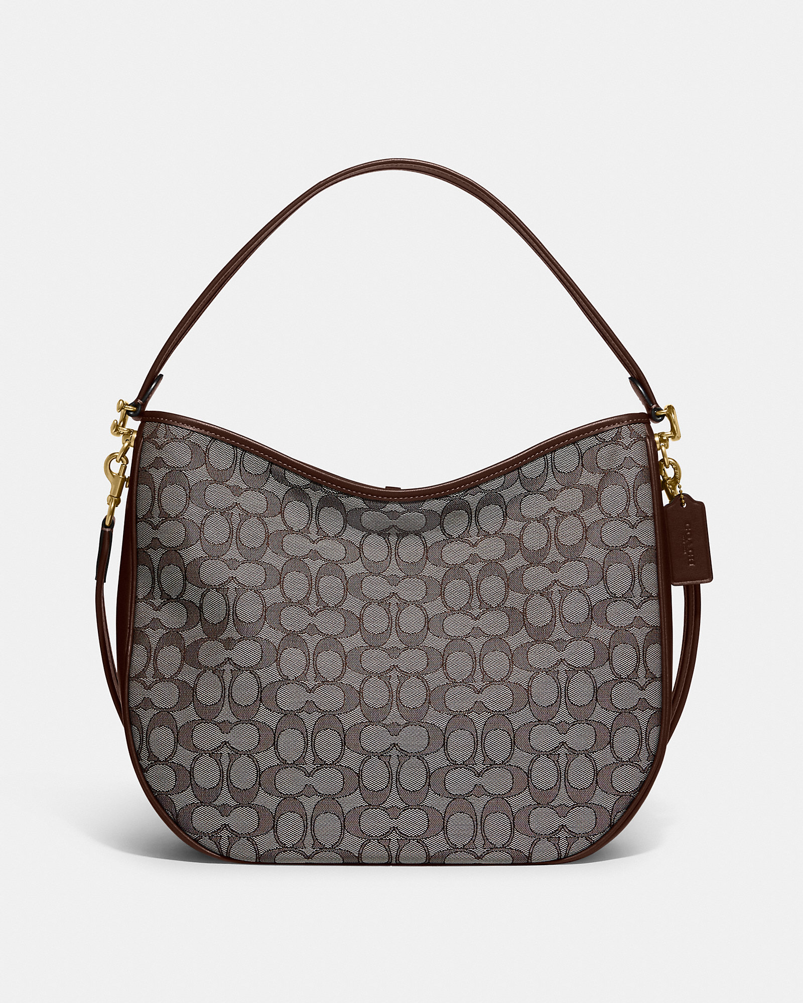 Soft Tabby Hobo In Signature Jacquard