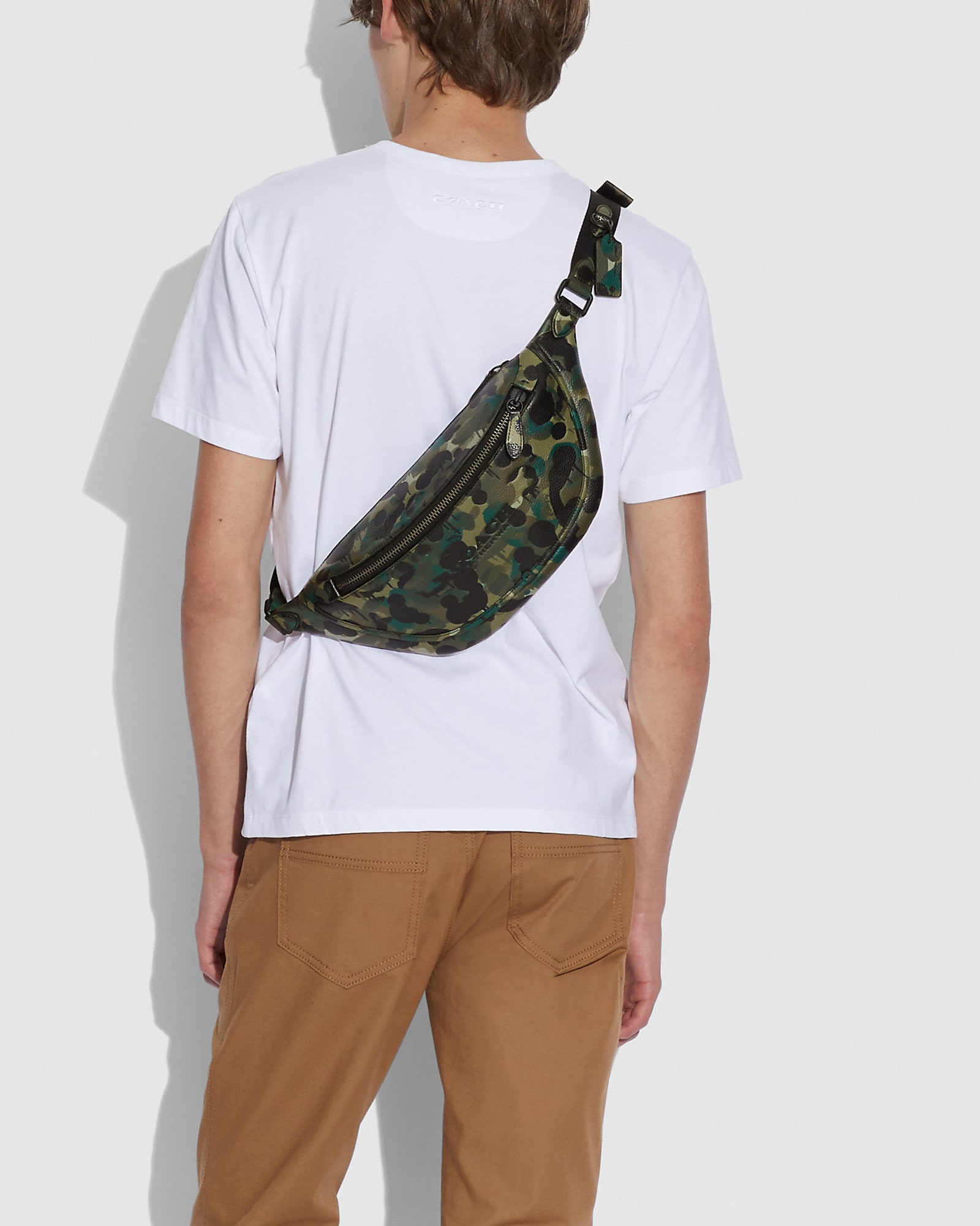 League Belt Bag With Camo Print