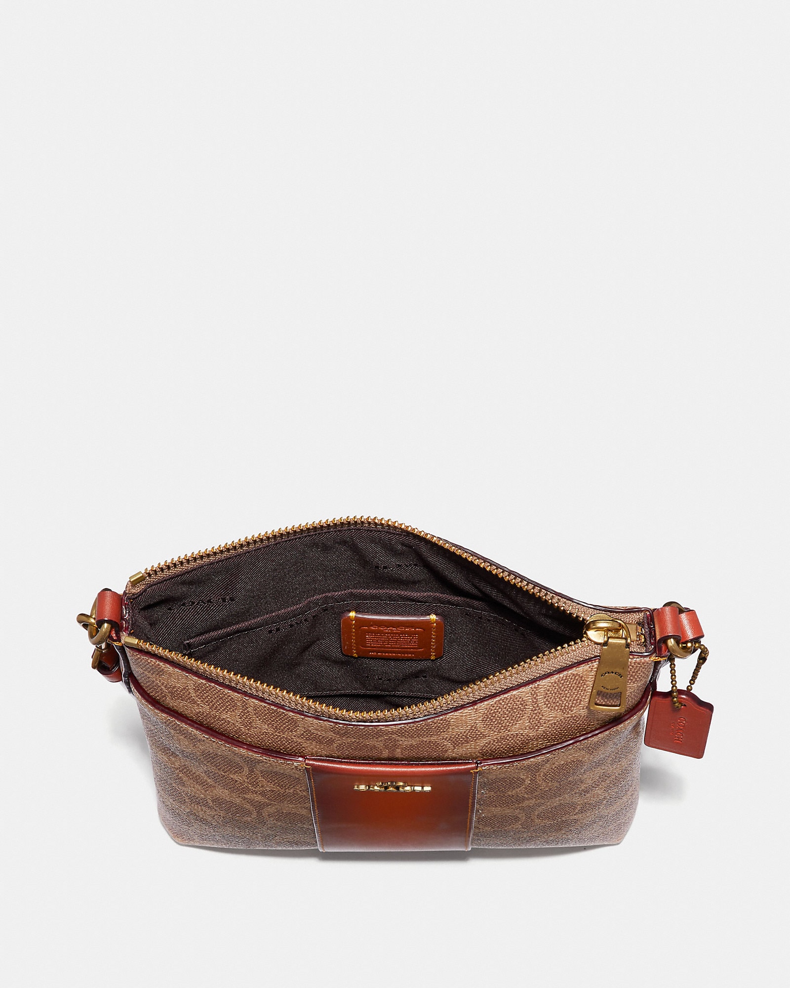 Kitt Messenger Crossbody In Colorblock Signature Canvas