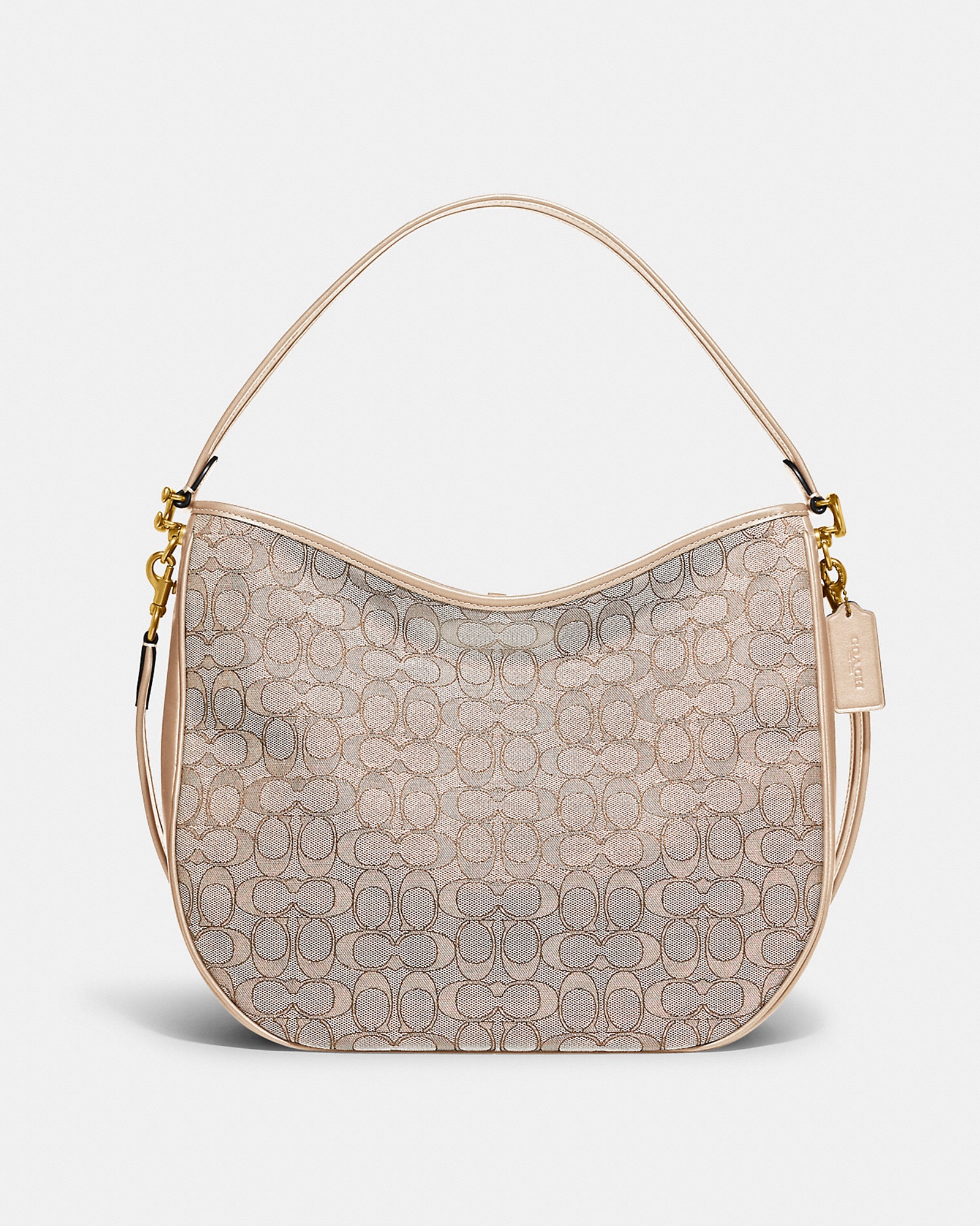 Soft Tabby Hobo In Signature Jacquard