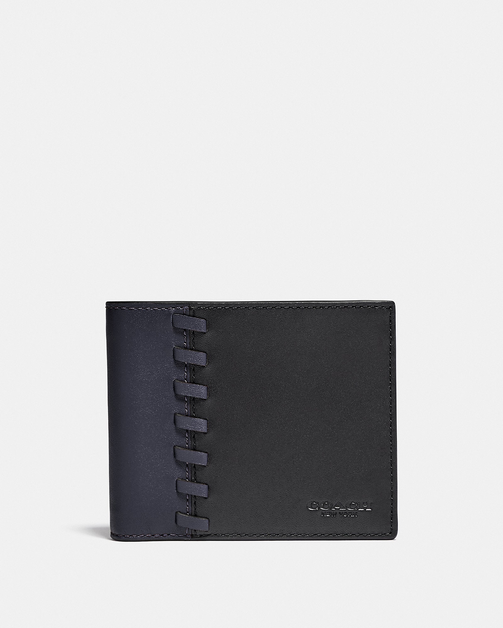 3 In 1 Wallet In Colorblock With Whipstitch