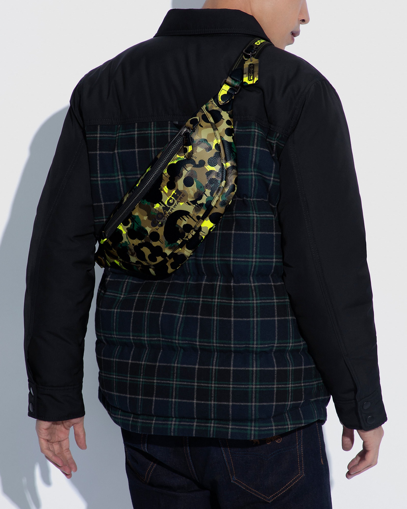 League Belt Bag With Camo Print