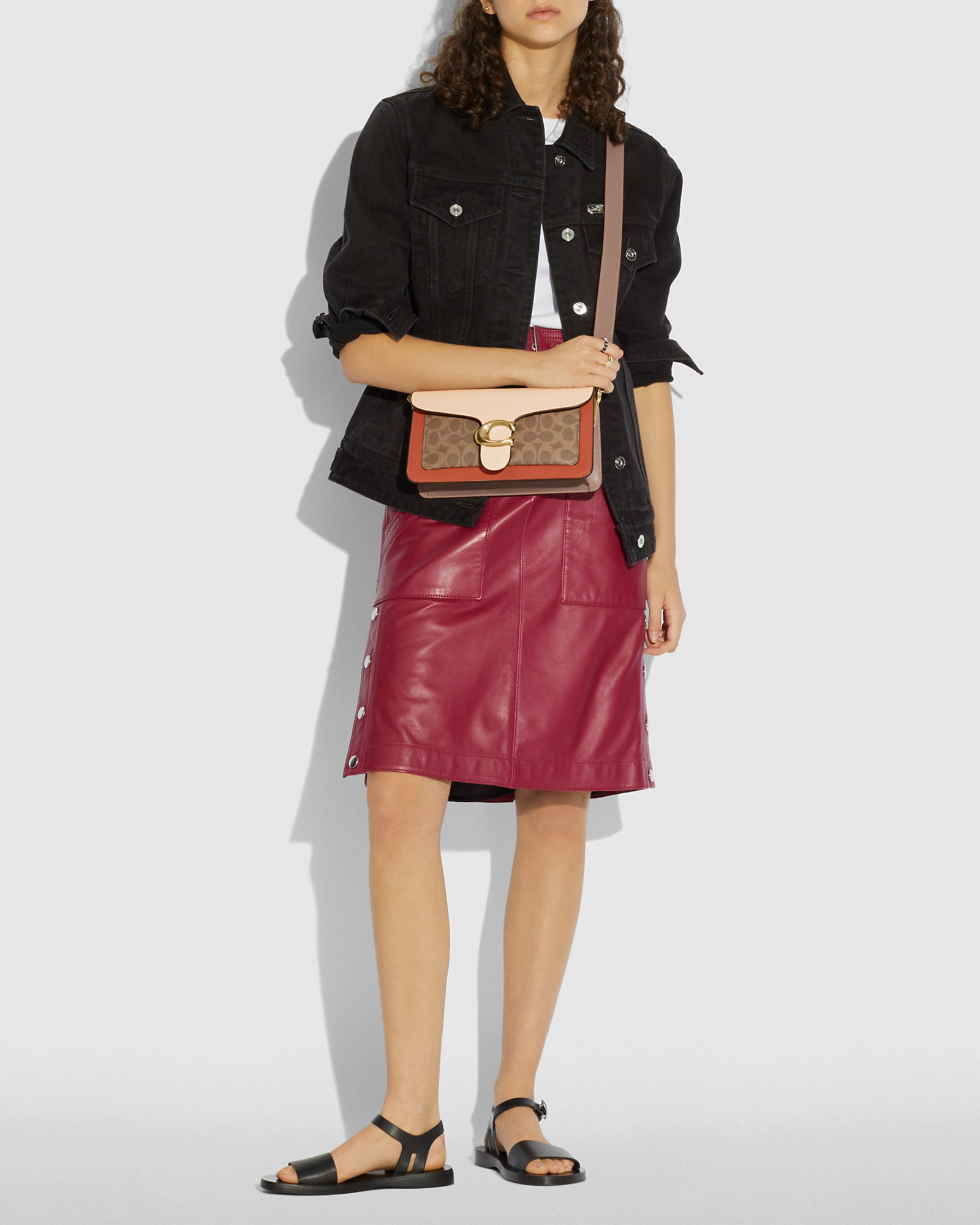 Tabby Shoulder Bag 26 With Signature Canvas