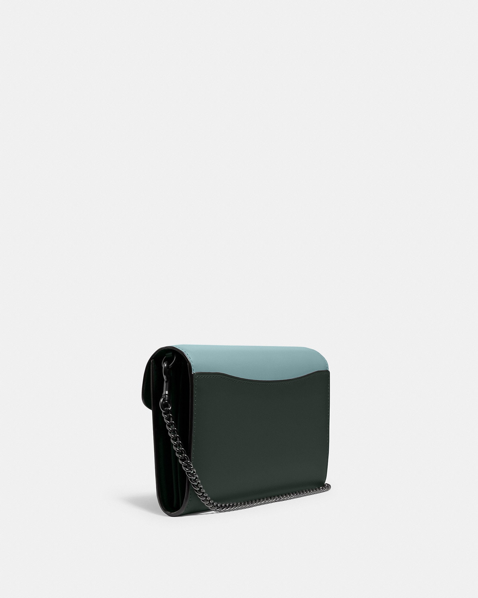 Tabby Chain Clutch In Colorblock Signature Canvas