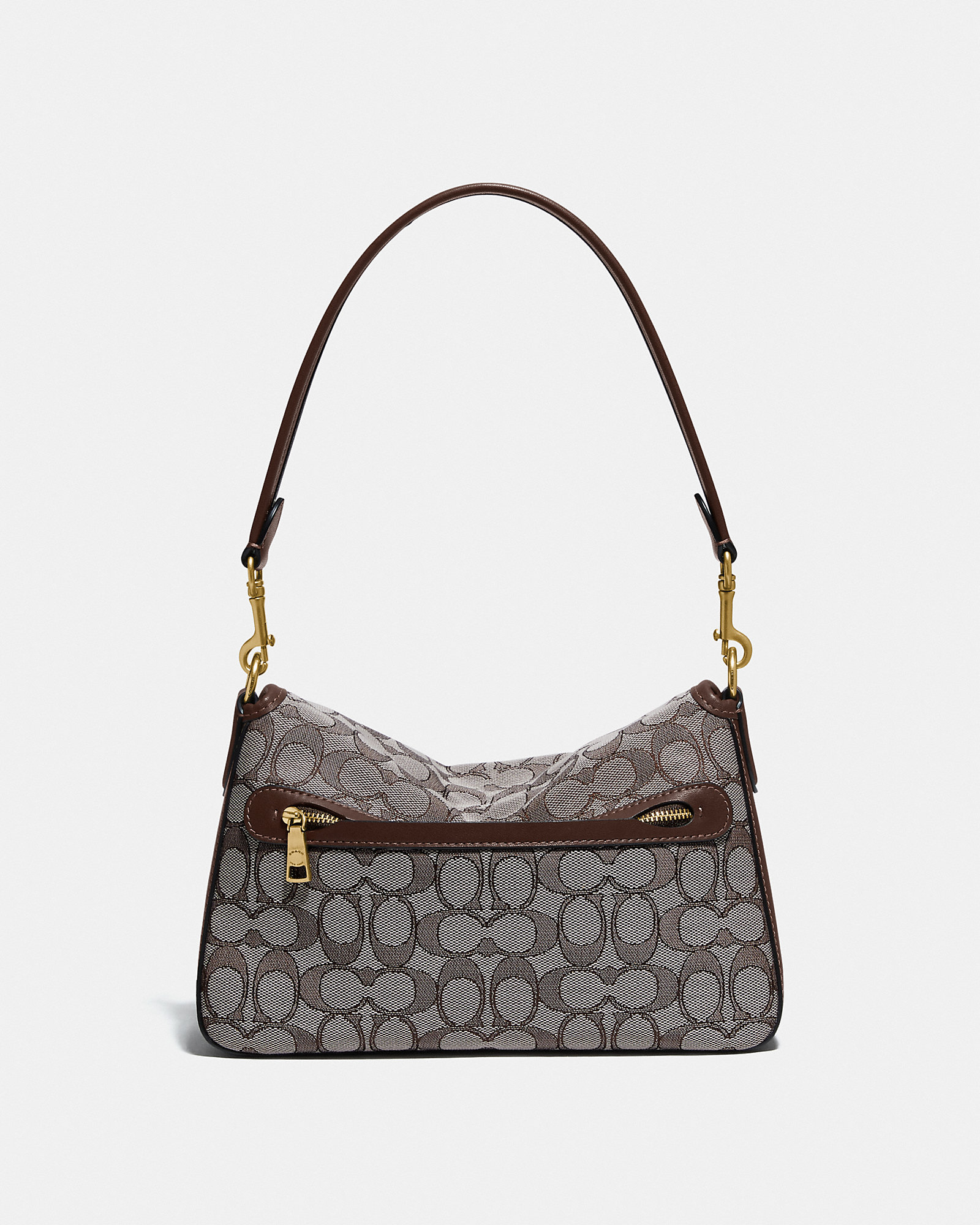 Soft Tabby Shoulder Bag In Signature Jacquard