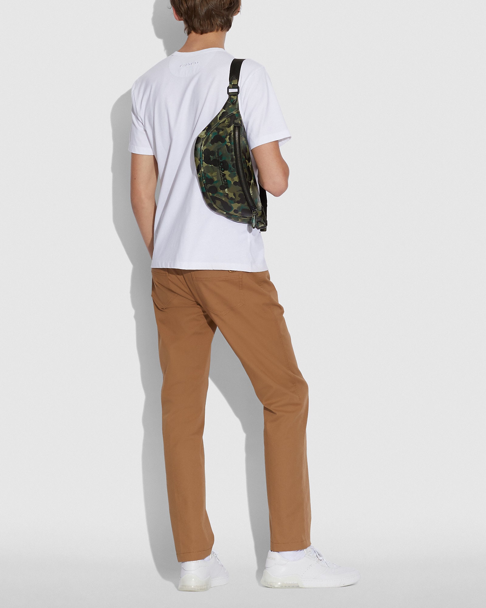 League Belt Bag With Camo Print