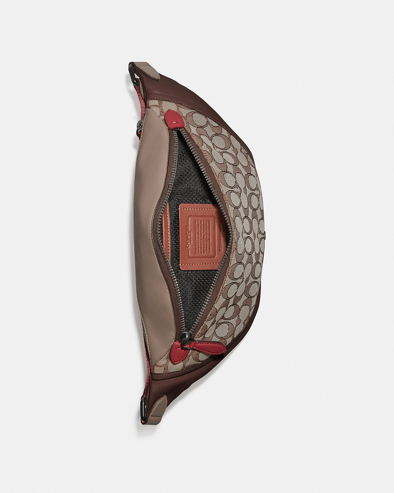 League Belt Bag In Signature Jacquard