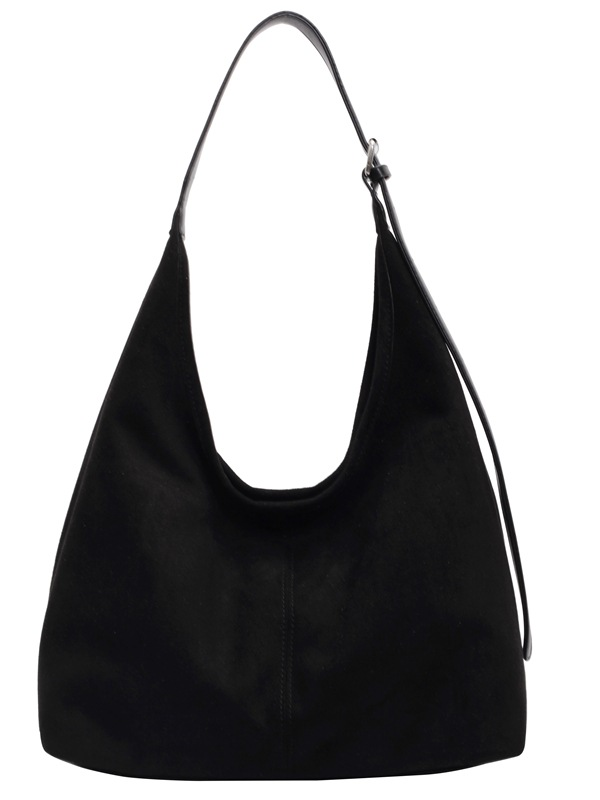 Casual Suede Tote Bag With Mini Bag