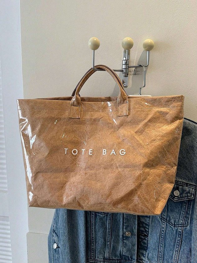 Casual Waterproof PVC Large Capacity Tote Bag