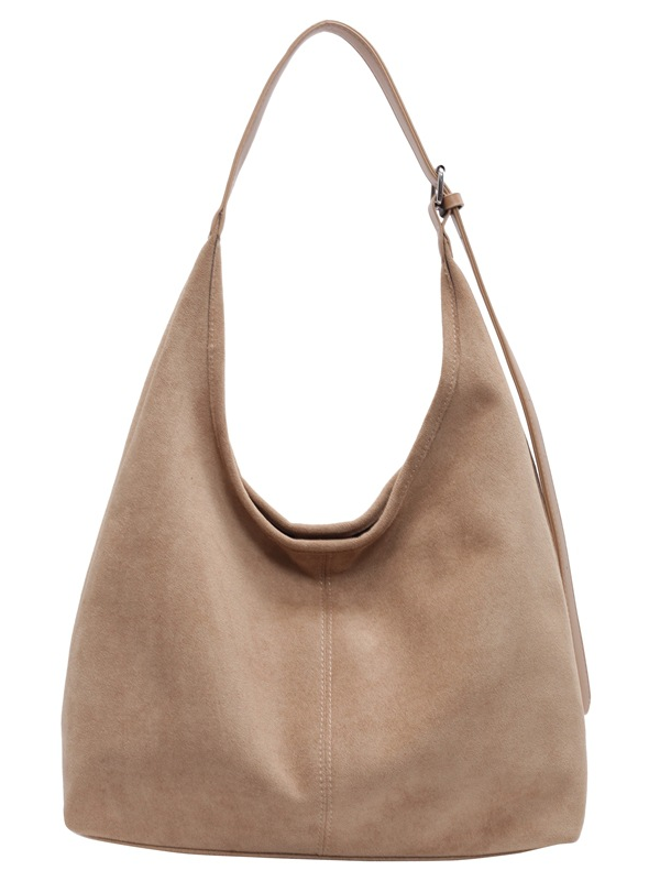 Casual Suede Tote Bag With Mini Bag