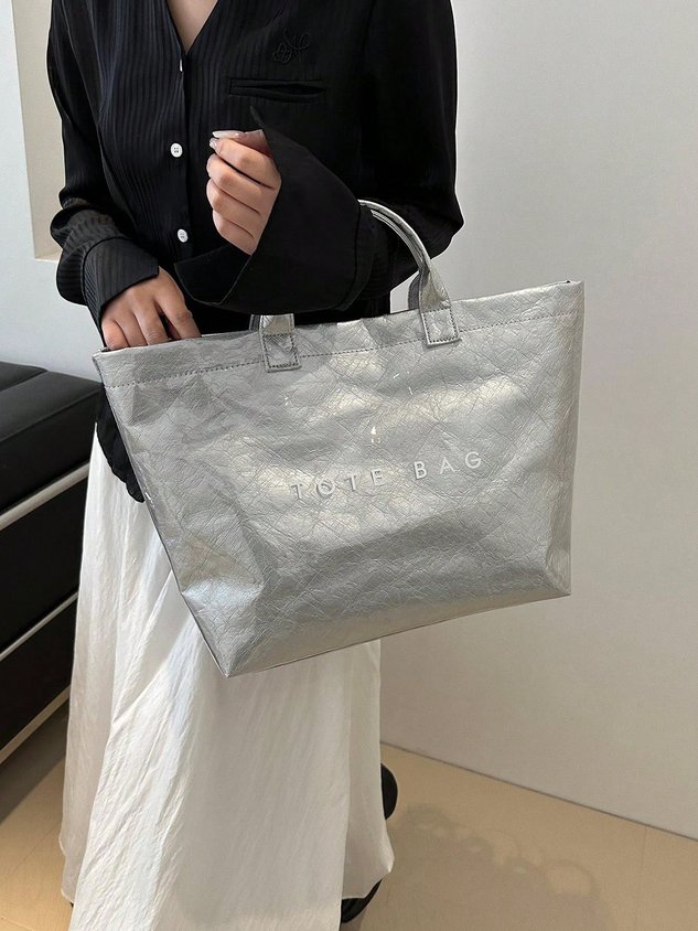 Casual Waterproof PVC Large Capacity Tote Bag