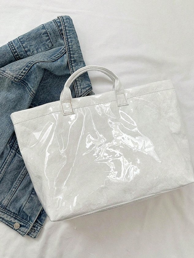 Casual Waterproof PVC Large Capacity Tote Bag