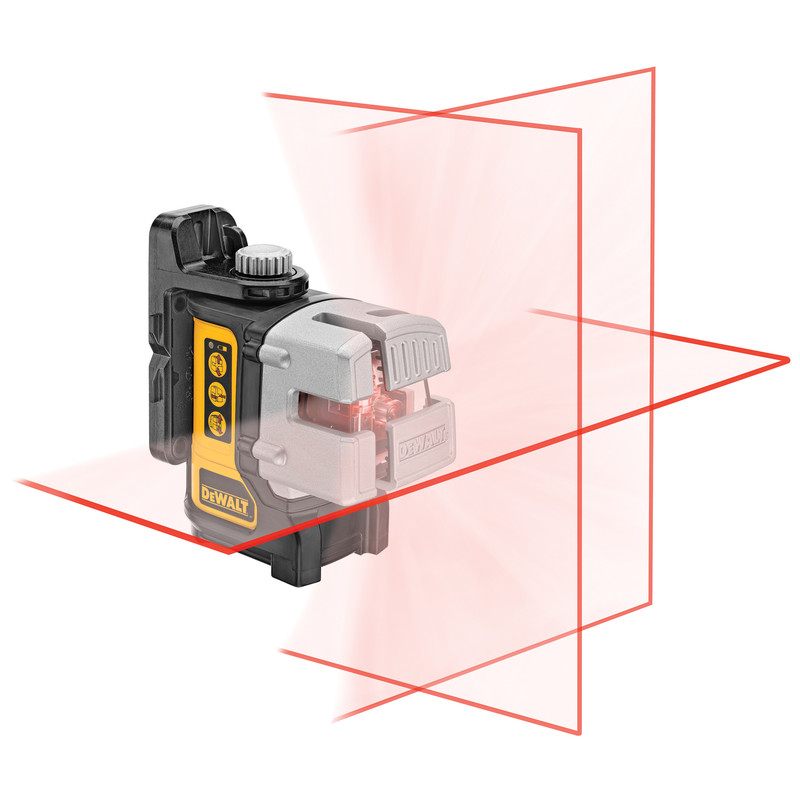 DeWalt DW089K-XJ 3 Way Self-Levelling Multi-Line Red Laser Level