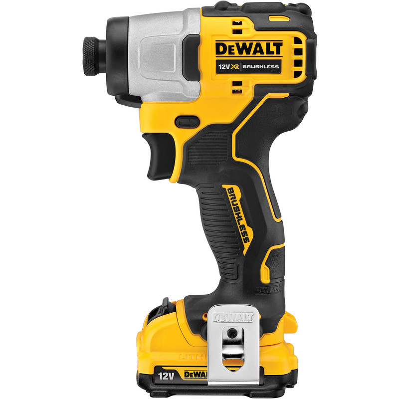 DeWalt DCF801D2-GB 12V XR Brushless Compact Impact Driver 2 x 2.0Ah