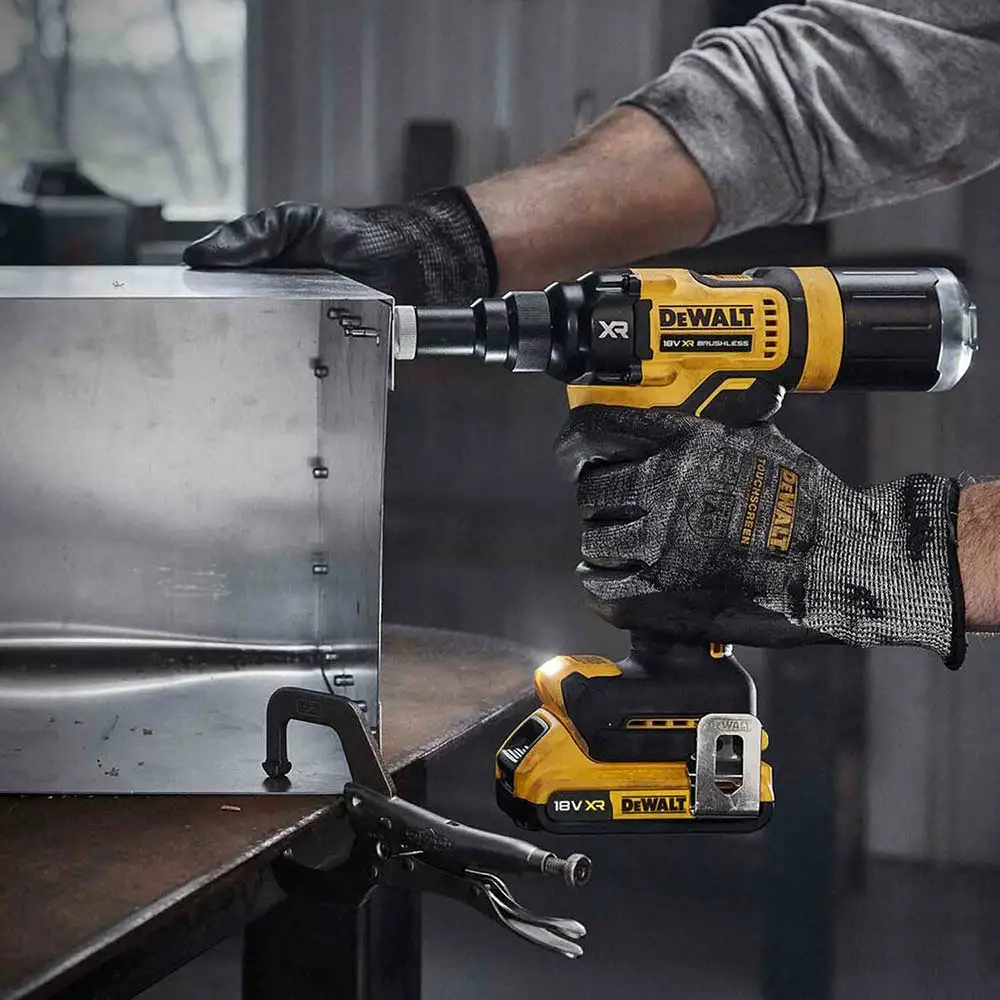 DEWALT 18V XR Brushless 2.4-4.8mm Rivet Tool Skin w/ TSTAK DCF403NT-XJ