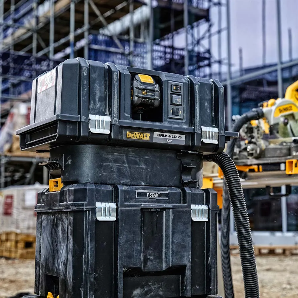 DEWALT 54V XR FLEXVOLT Brushless 2 x 6.0Ah M-Class Dust Extractor Kit DCV586MT2-XE