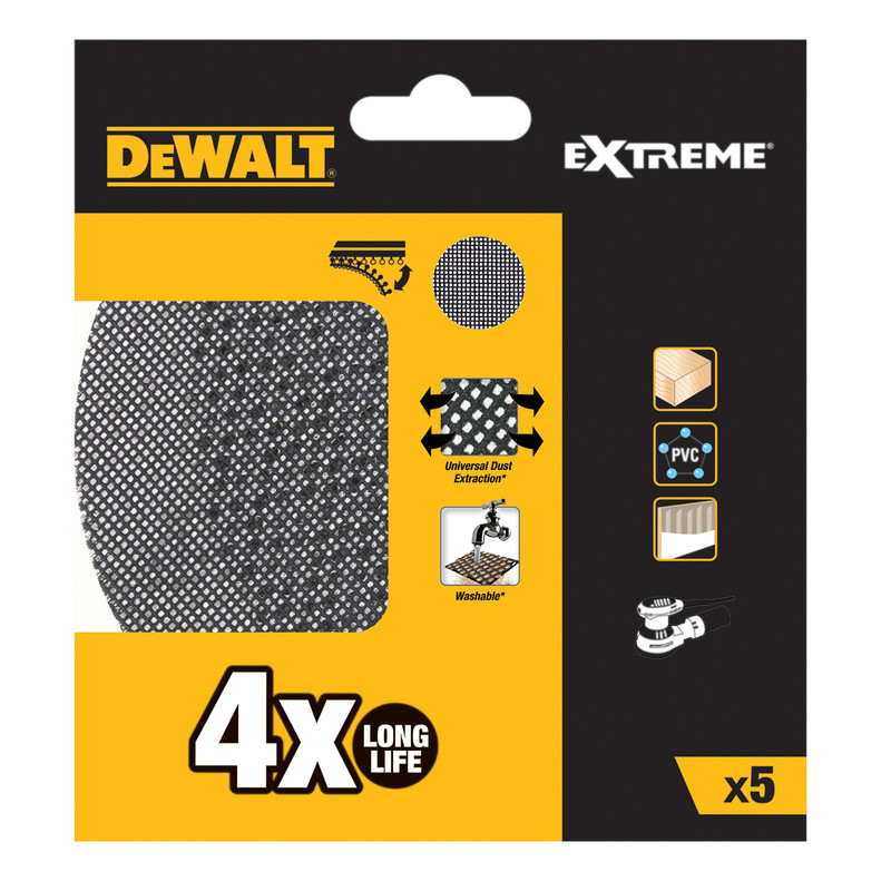 DeWalt Mesh Sanding Disc 125mm 80 Grit