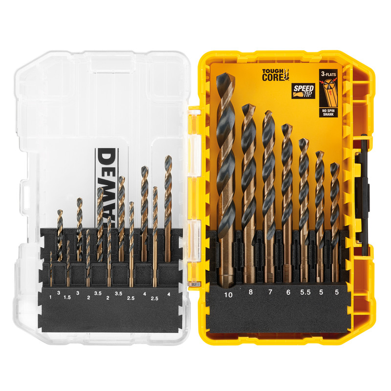 DeWalt Black & Gold HSS Drill Bit Set