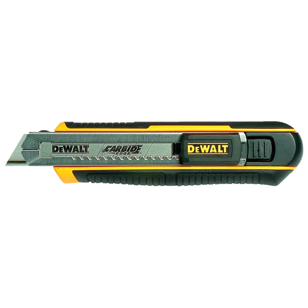 DEWALT 18mm Snap Off Knife w. Carbide Blade DWHT10249