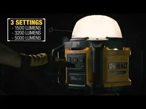DEWALT 18V LED Tool Connect True Area Light Skin DCL074-XJ