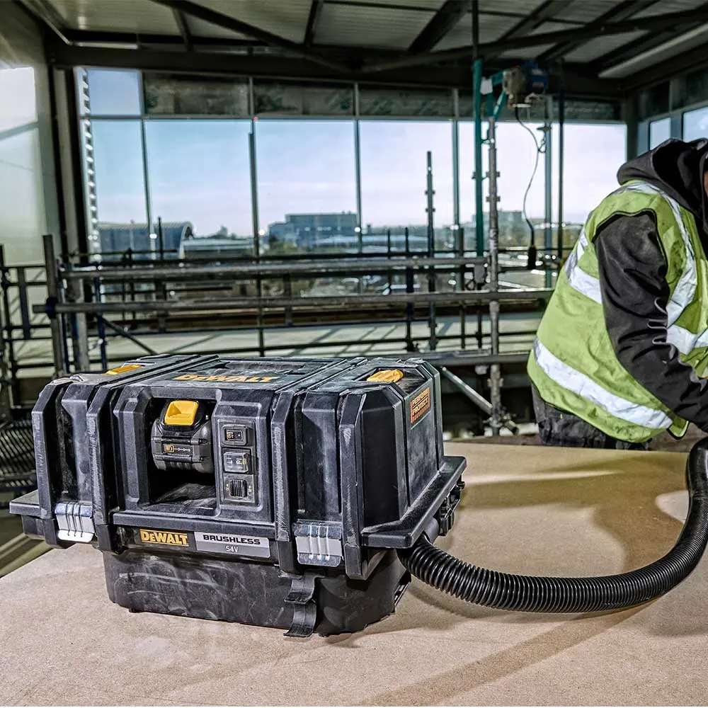 DEWALT 54V XR FLEXVOLT Brushless 2 x 6.0Ah M-Class Dust Extractor Kit DCV586MT2-XE